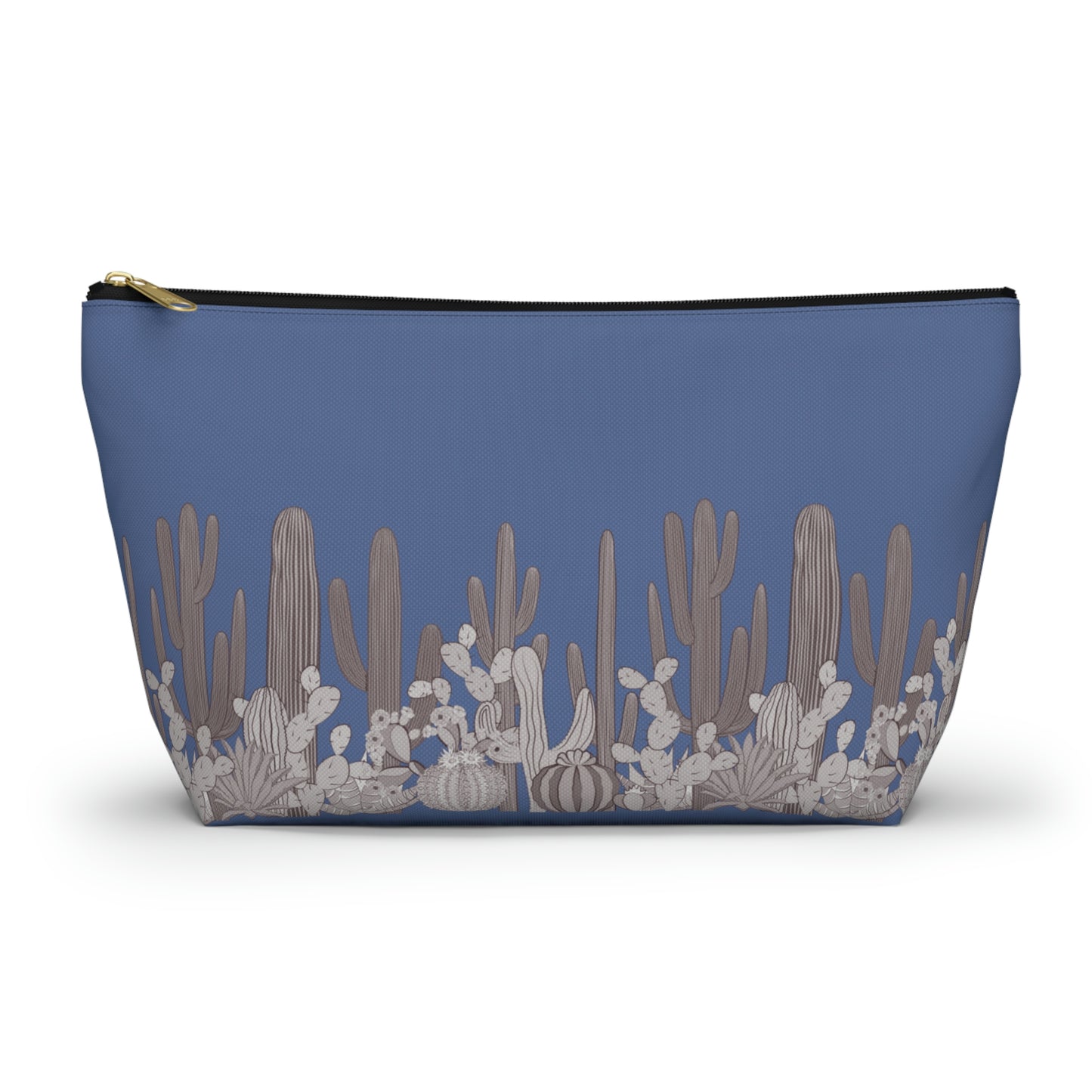 Cactus Garden Accessory Pouch w T-bottom