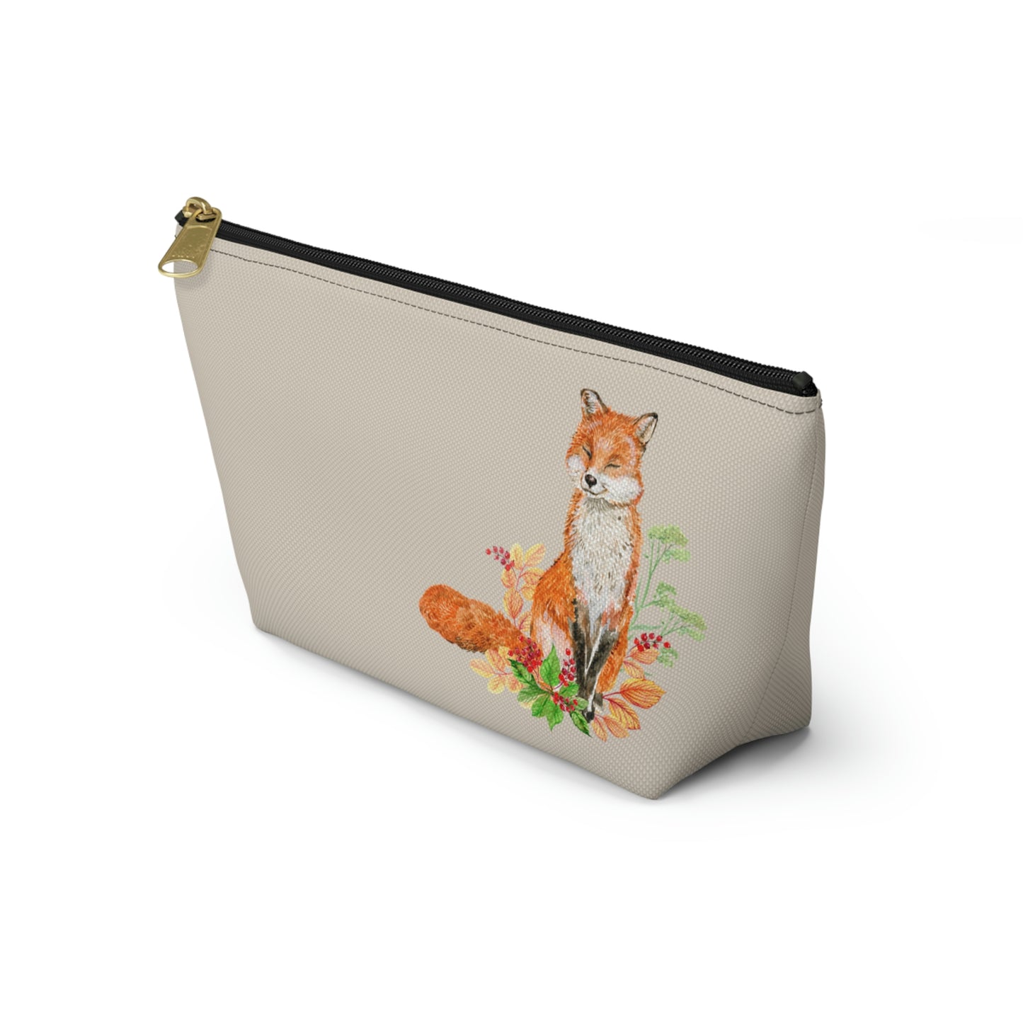 Contented Fox Accessory Pouch w T-bottom