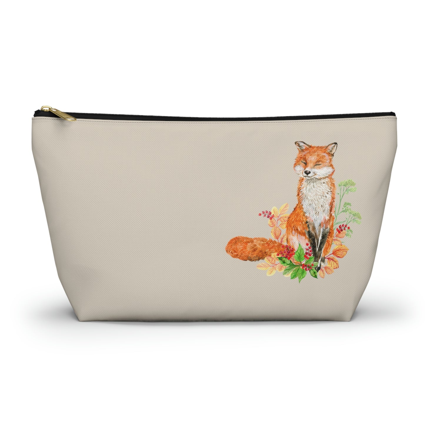 Contented Fox Accessory Pouch w T-bottom