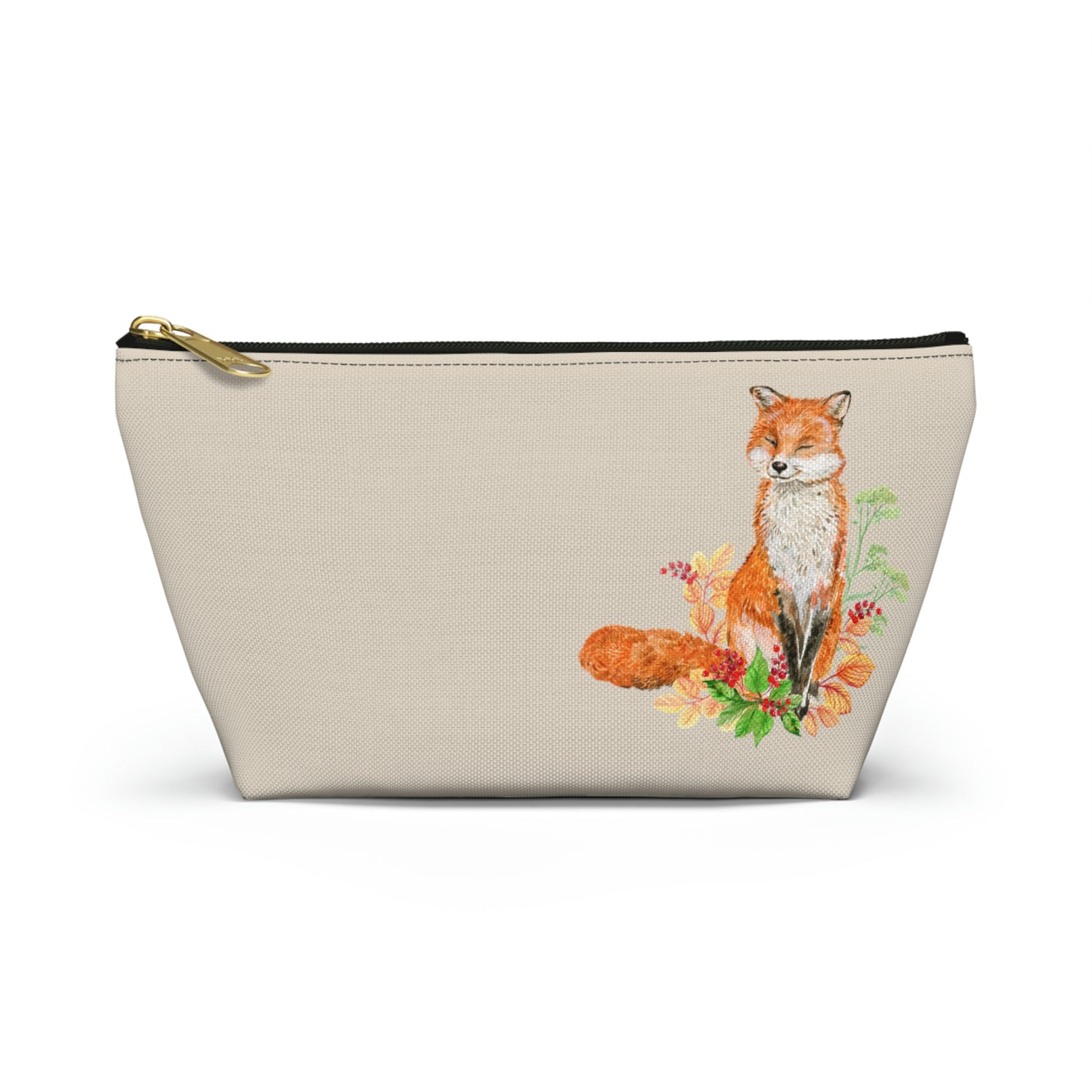 Contented Fox Accessory Pouch w T-bottom