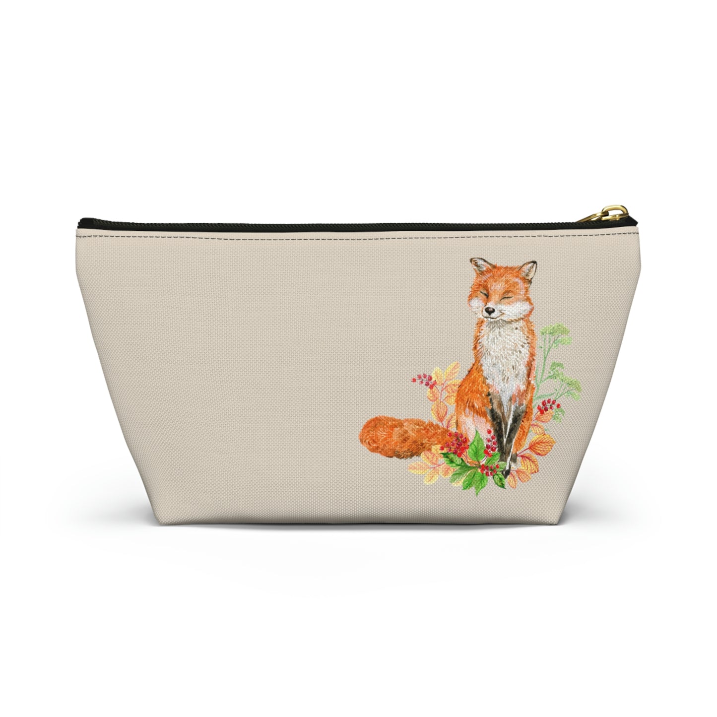 Contented Fox Accessory Pouch w T-bottom