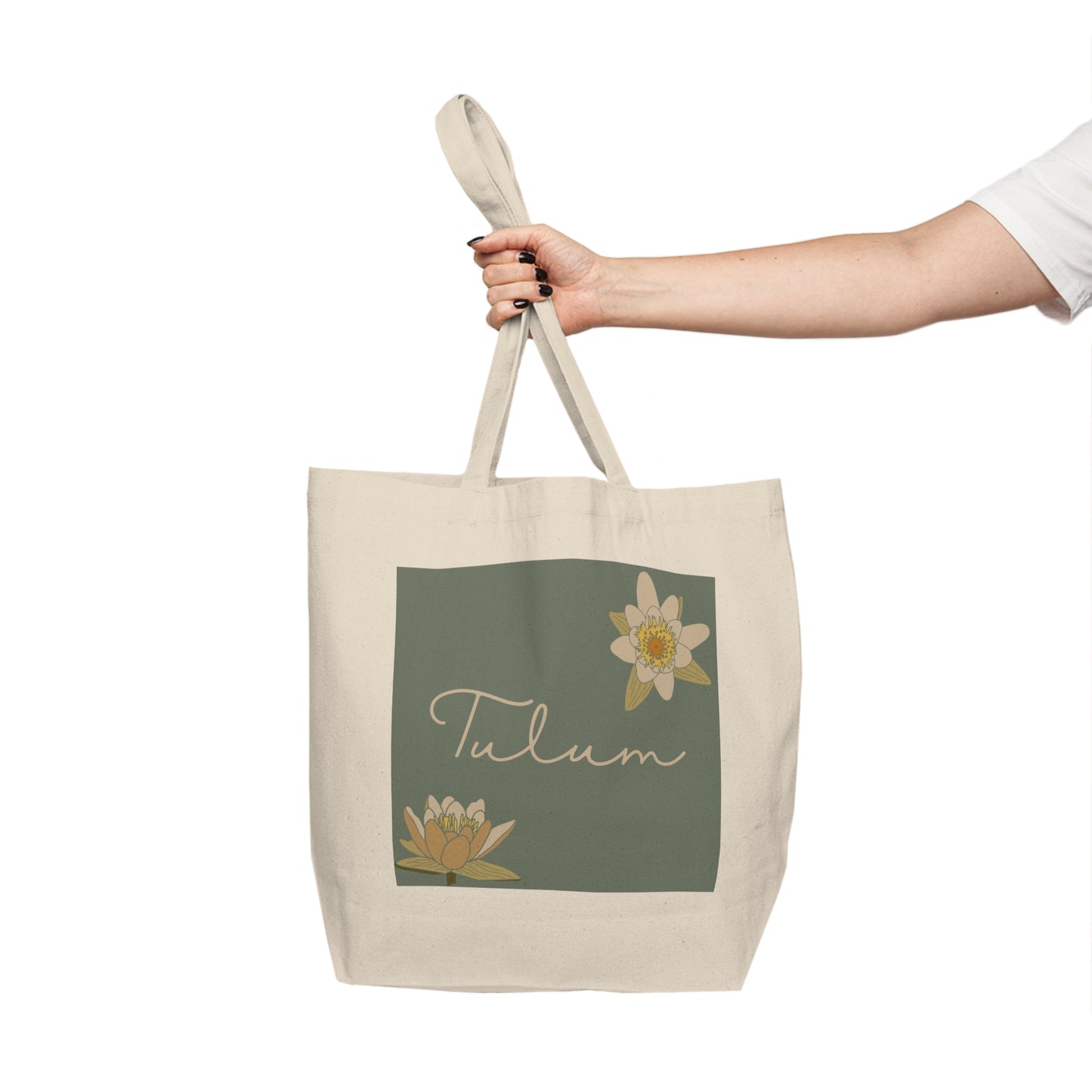 Canvas Shopping Tote