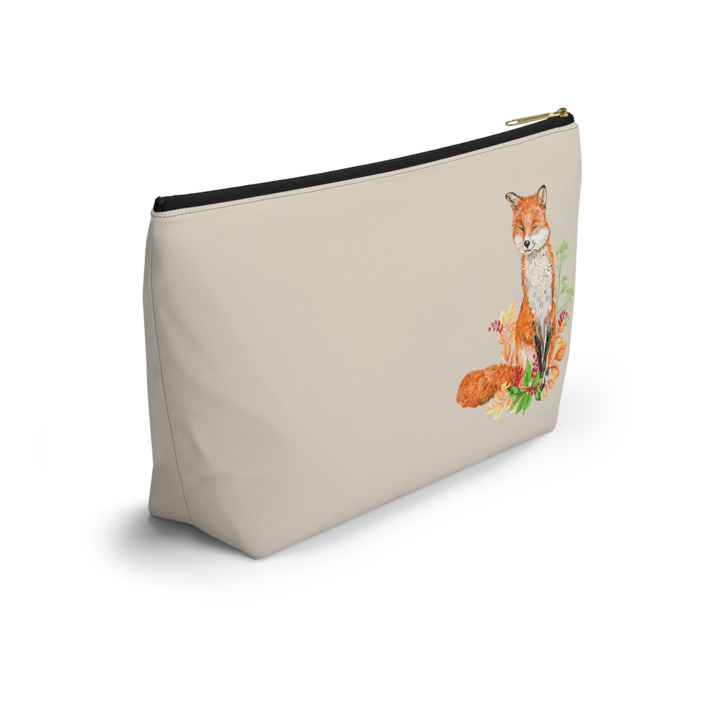 Contented Fox Accessory Pouch w T-bottom